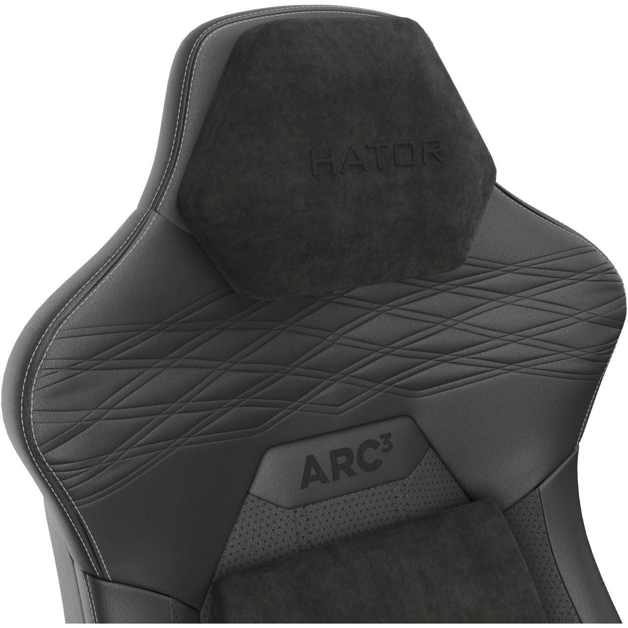Крісло геймерське HATOR Arc 3 PU XL Black (HTC3400XL)