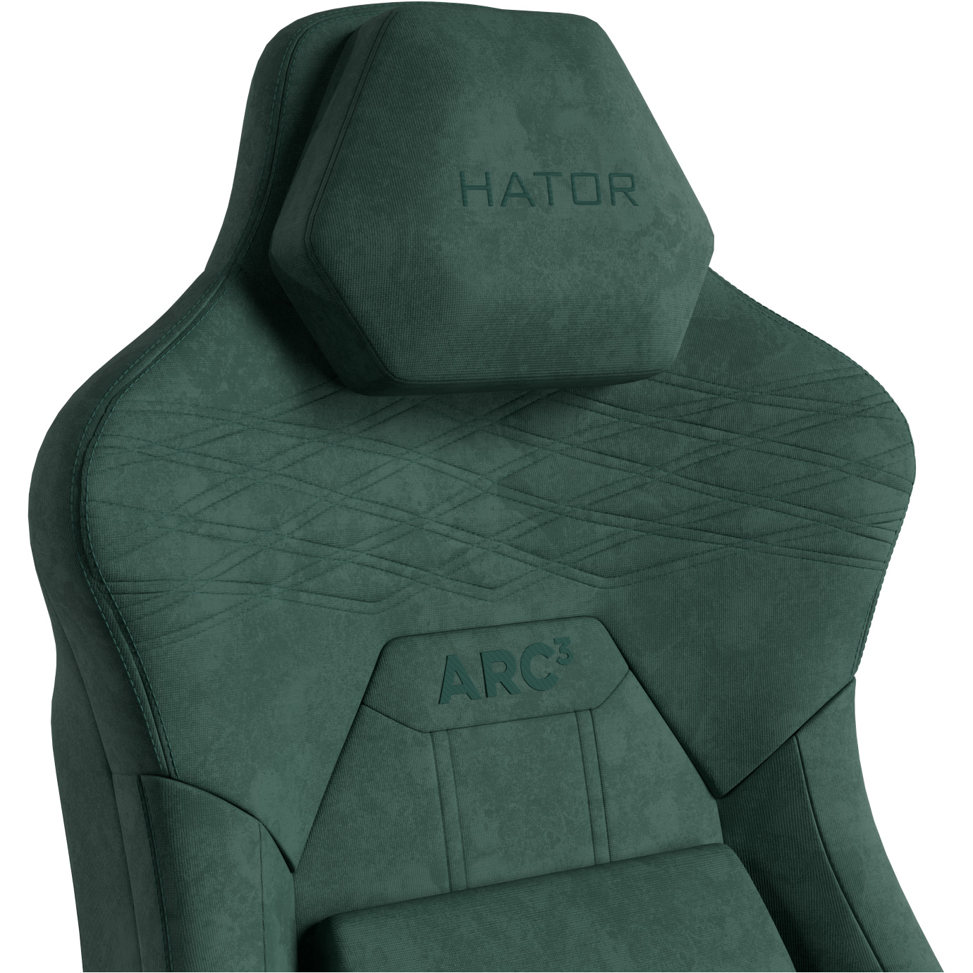 Крісло геймерське HATOR Arc 3 Velour XL Emerald (HTC3448XL)