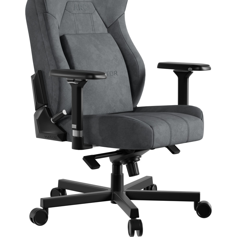 Кресло геймерское HATOR Arc 3 Velour XL Gray (HTC3446XL)