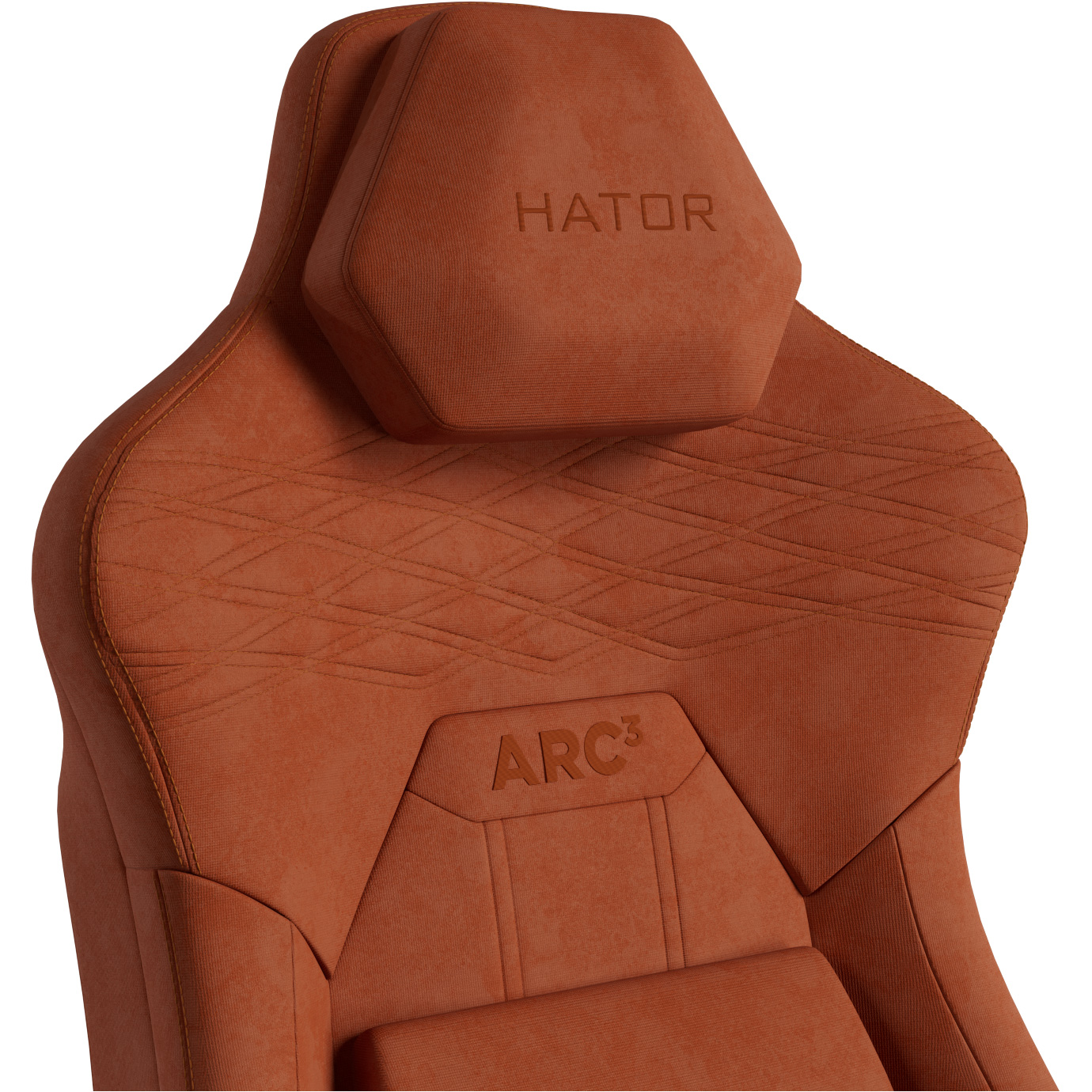 Крісло геймерське HATOR Arc 3 Velour XL Orange (HTC3449XL)