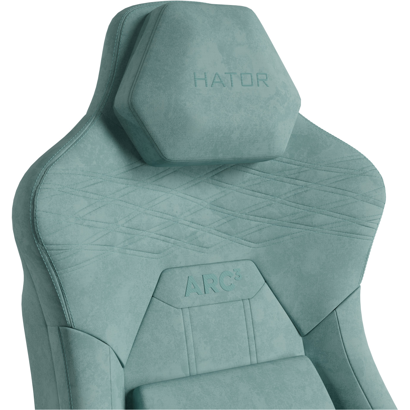 Кресло геймерское HATOR Arc 3 Velour XL Turquoise (HTC3443XL)