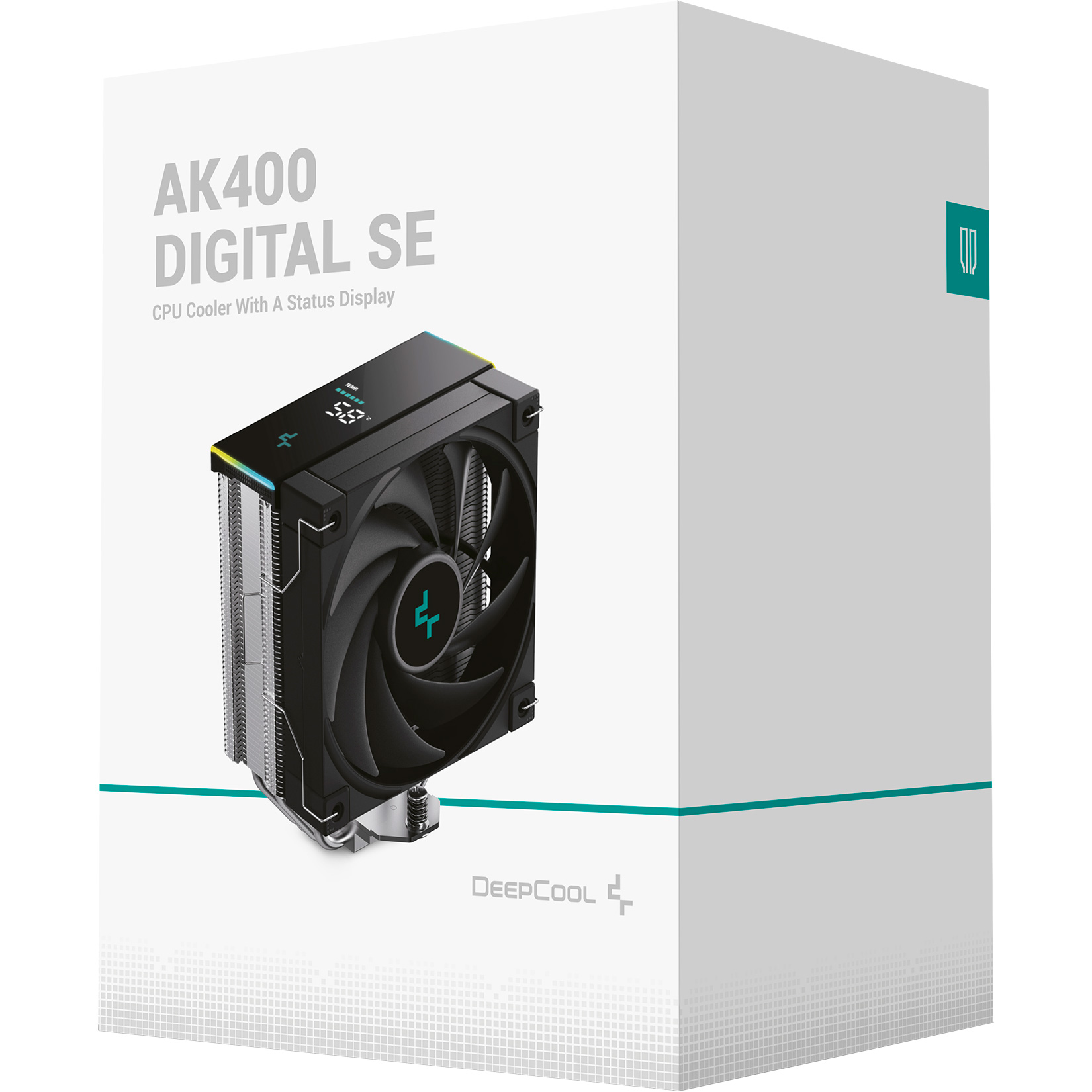Кулер для процессора DEEPCOOL AK400 Digital SE Black (R-AK400-BKADMN-GJD)