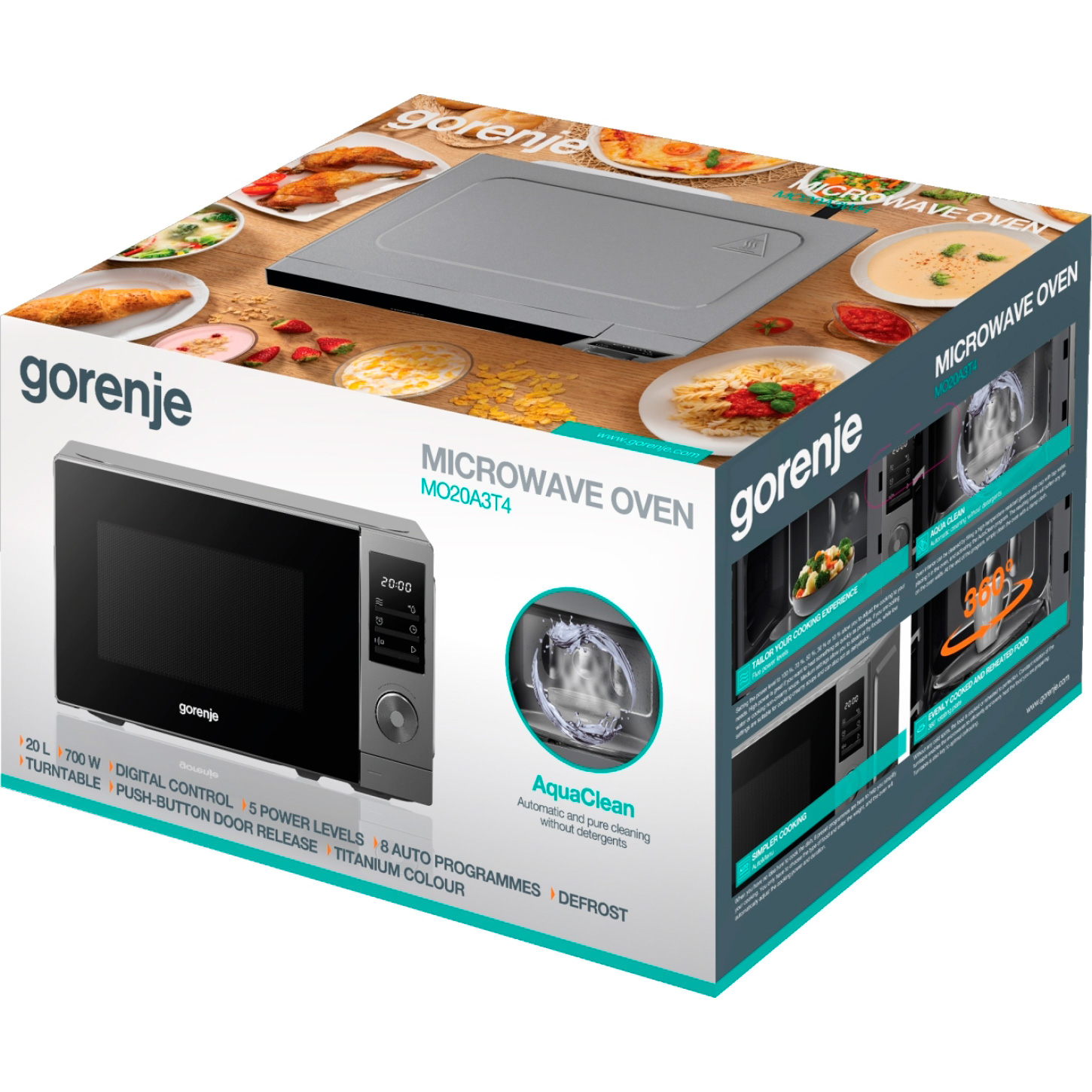 Микроволновая печь GORENJE MO20A3T4 (744376)