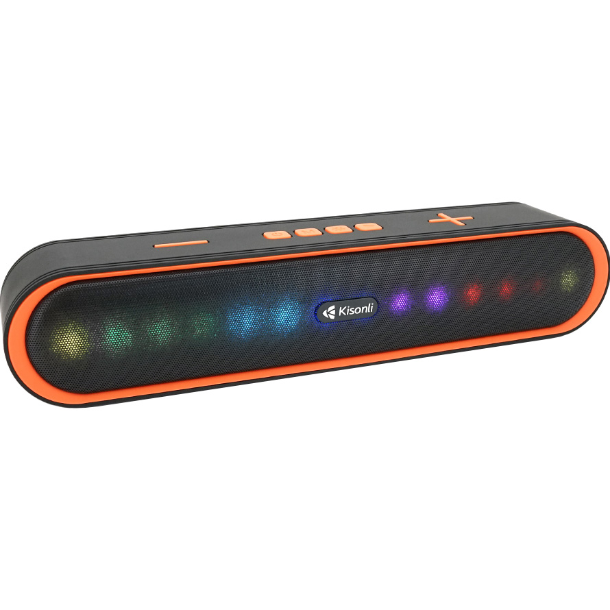 Портативная колонка KISONLI LED-915 Orange