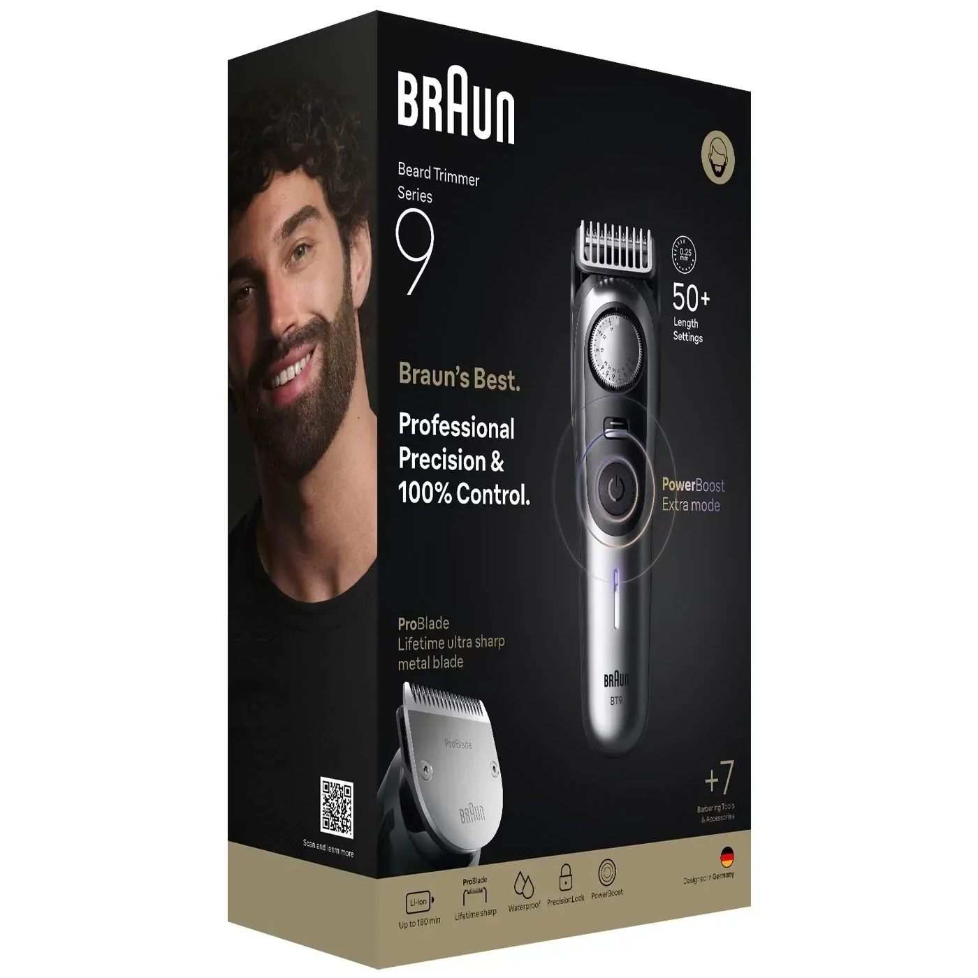 Триммер для бороды и усов BRAUN BT9520 (80789785)