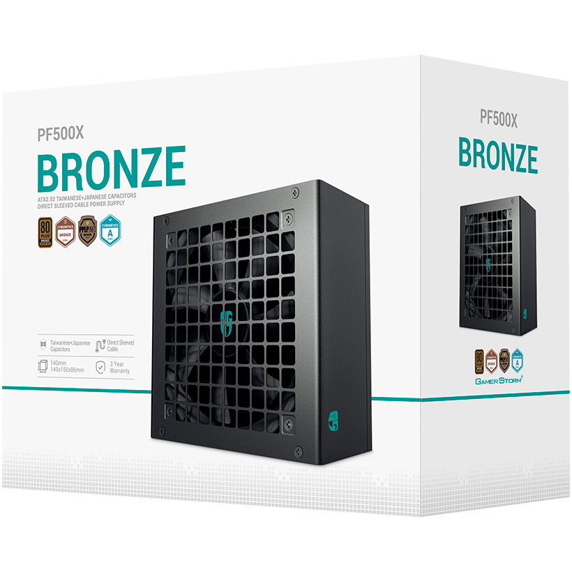 Блок питания 500W DEEPCOOL GAMER STORM PF500X (R-PF500X-HD0B-JGEU)