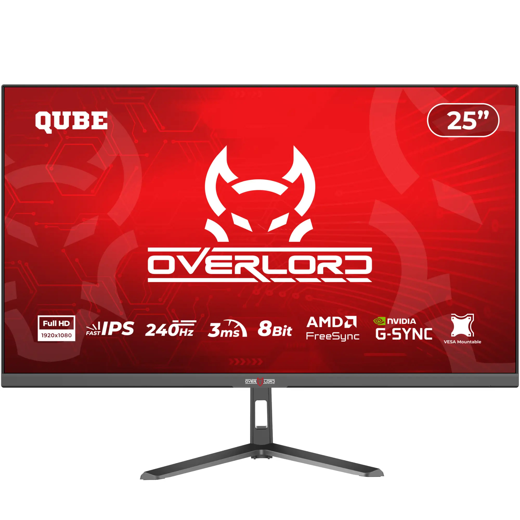 Монітор 24.5" QUBE Overlord G25F240