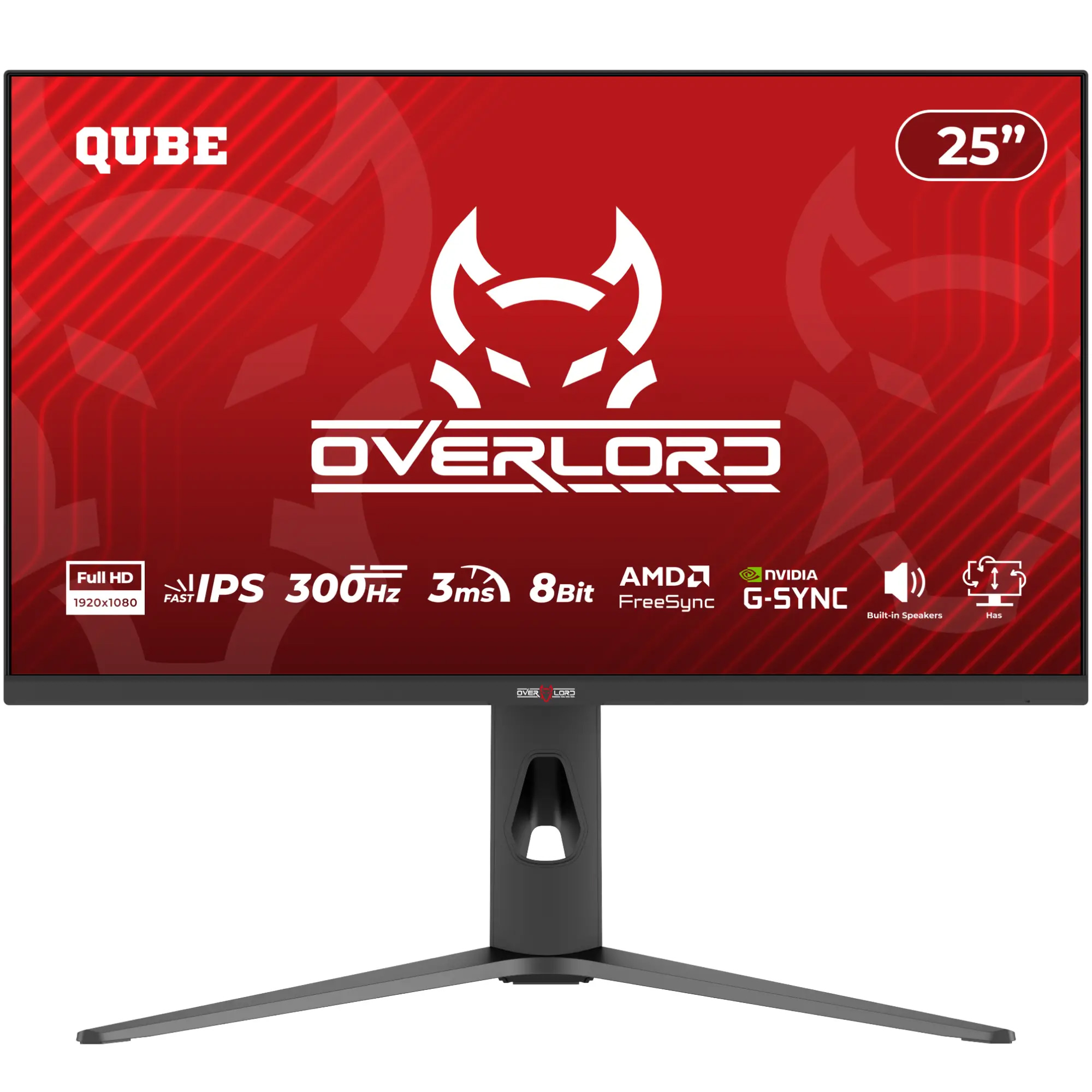 Монітор 24.5" QUBE Overlord G25F300H