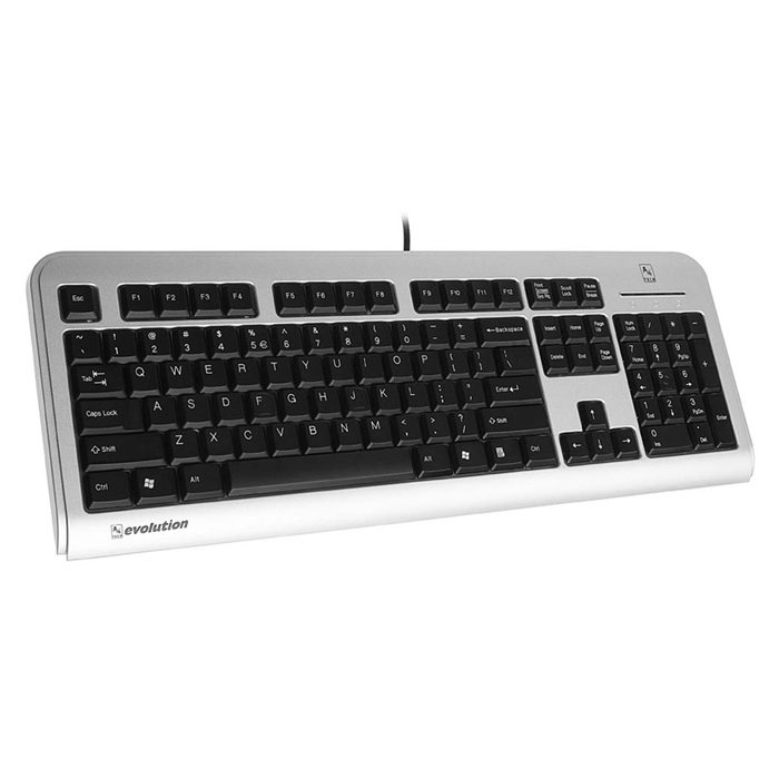Клавиатура A4TECH LCD-720 Silver/Black