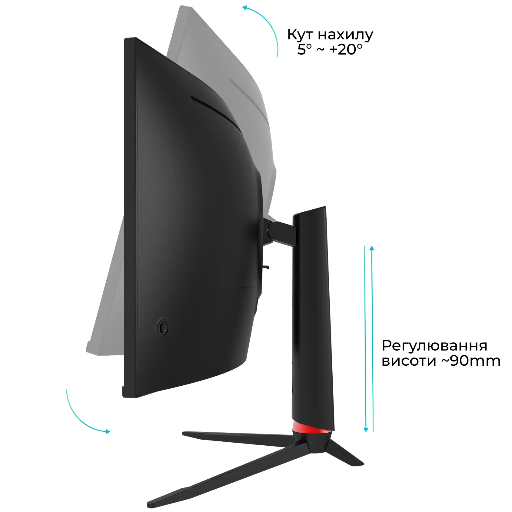 Монітор 34" QUBE Overlord C34UQ180H