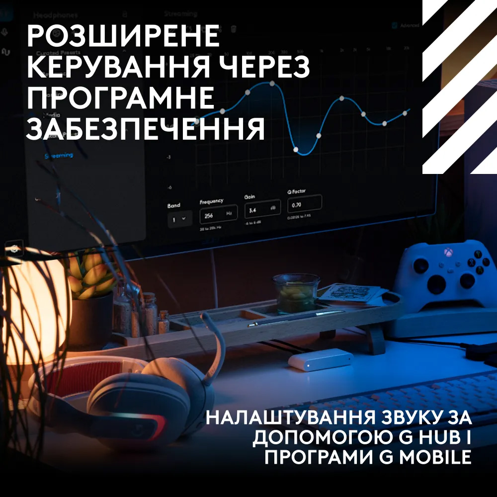 Навушники геймерскі LOGITECH G Astro A20 X White (939-002253)