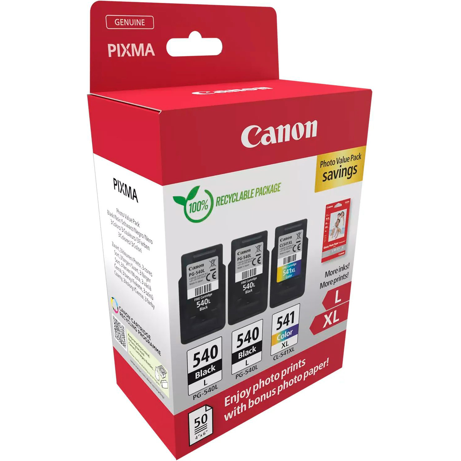 Комплект чорнил CANON PG-540, Black+Color (5224B013)