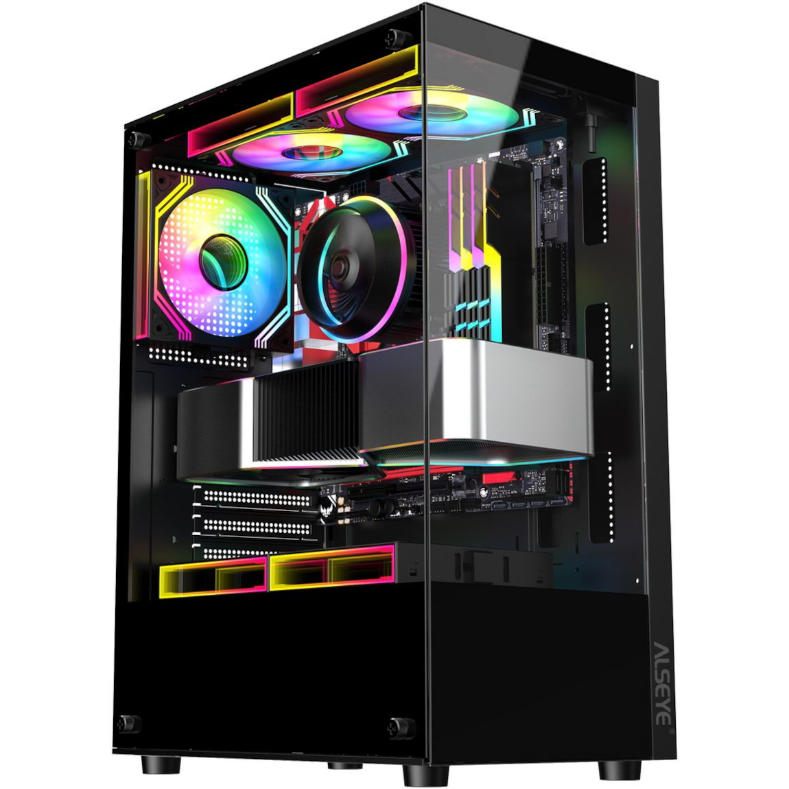 Корпус ALSEYE Spider Black (AS.07.0136)