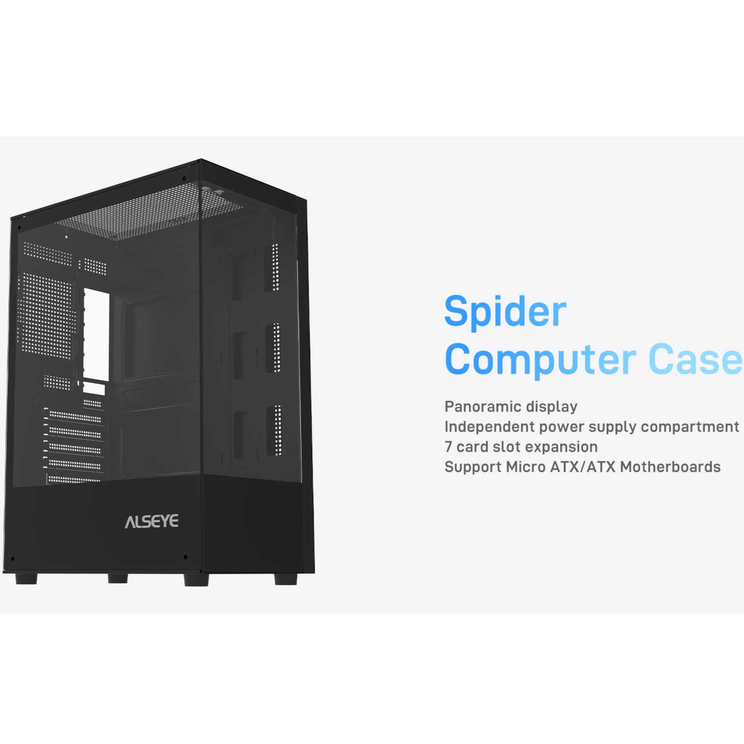 Корпус ALSEYE Spider Black (AS.07.0136)