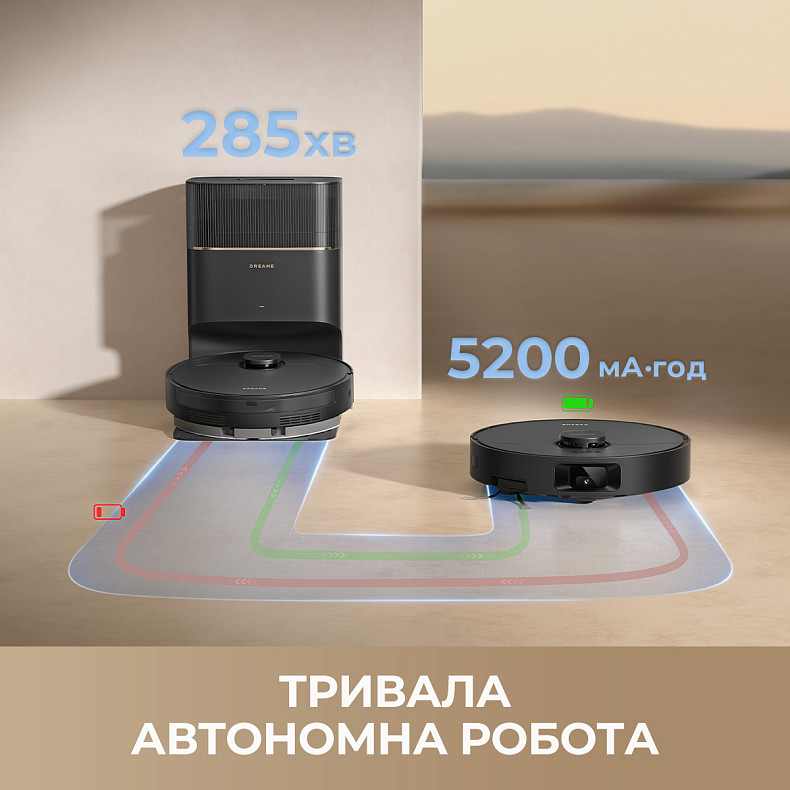 Робот-пилосос DREAME D20 Pro Plus Black (RLD43SD-BL)