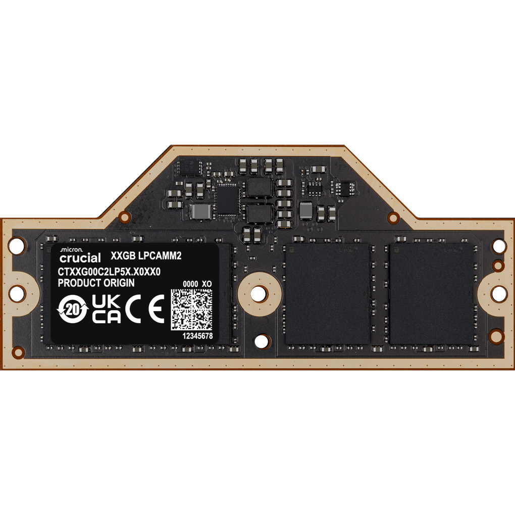 Модуль пам'яті CRUCIAL LPCAMM2 LPDDR5X 7500MHz 64GB (CT64G75C2LP5X)