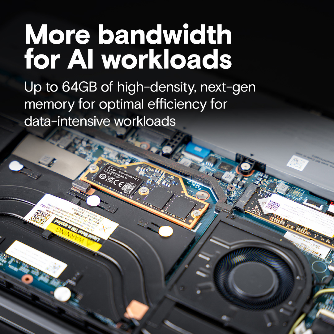 Модуль пам'яті CRUCIAL LPCAMM2 LPDDR5X 7500MHz 64GB (CT64G75C2LP5X)
