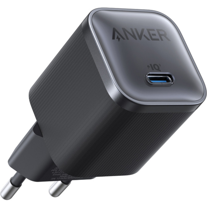 Зарядное устройство ANKER Nano Charger 45W 1xUSB-C Black (A2692L11)