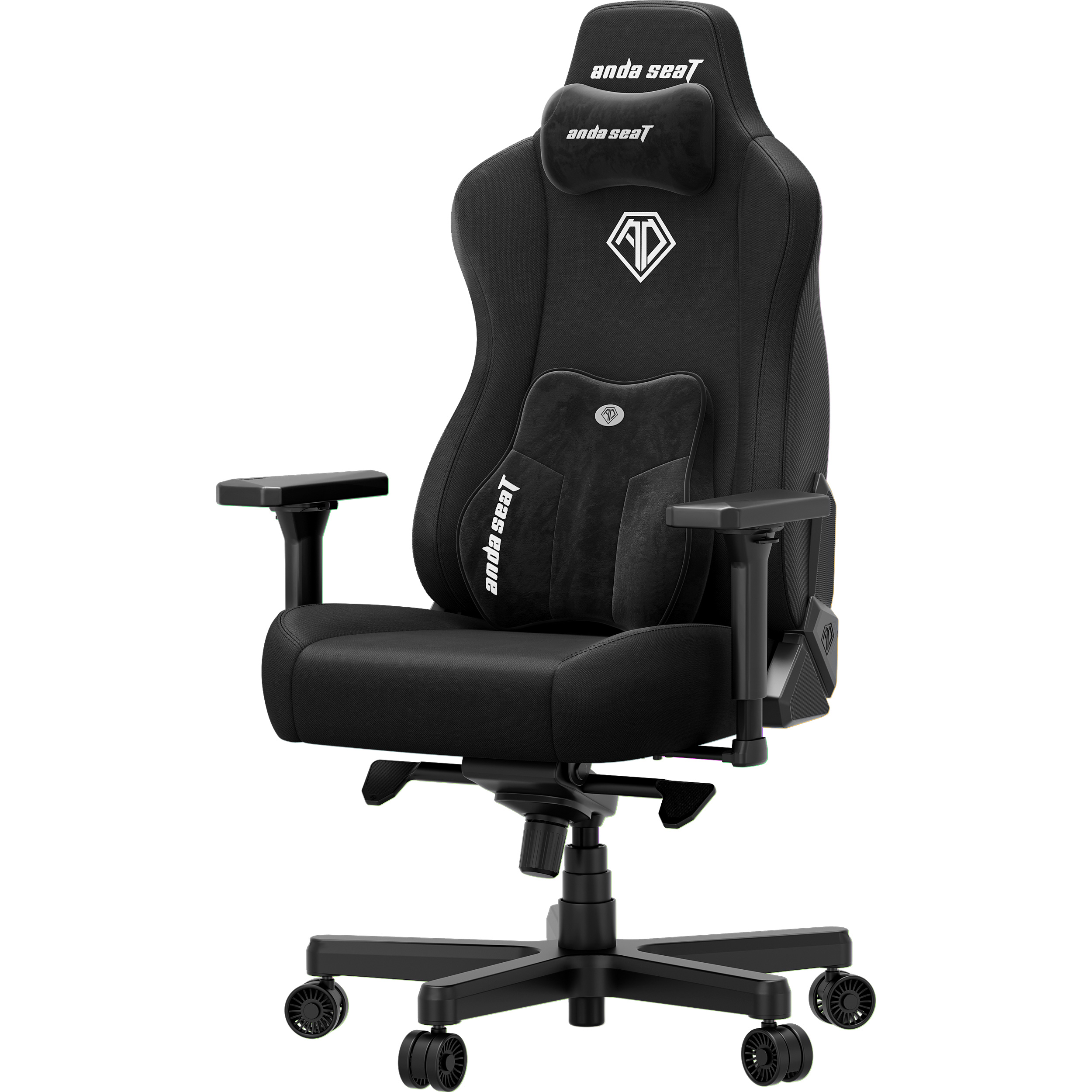 Крісло геймерське ANDA SEAT Kaiser 3E XL Black Fabric