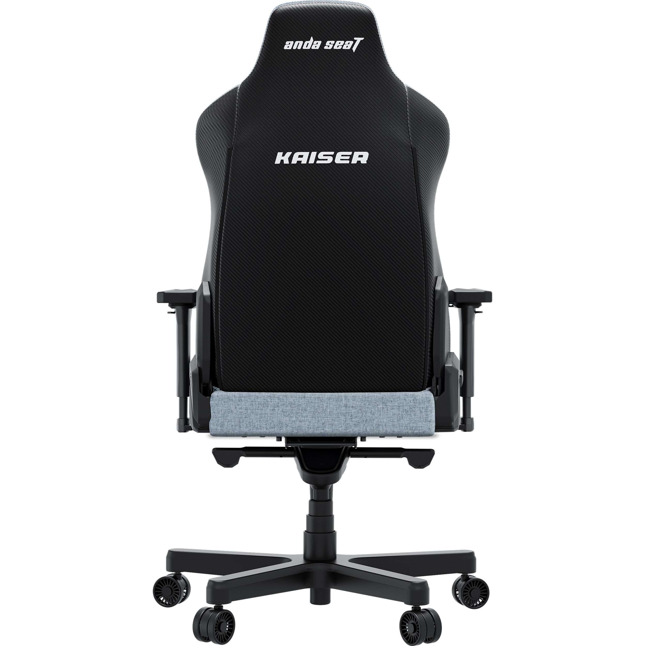 Крісло геймерське ANDA SEAT Kaiser 3E Fabric XL Gray Blue
