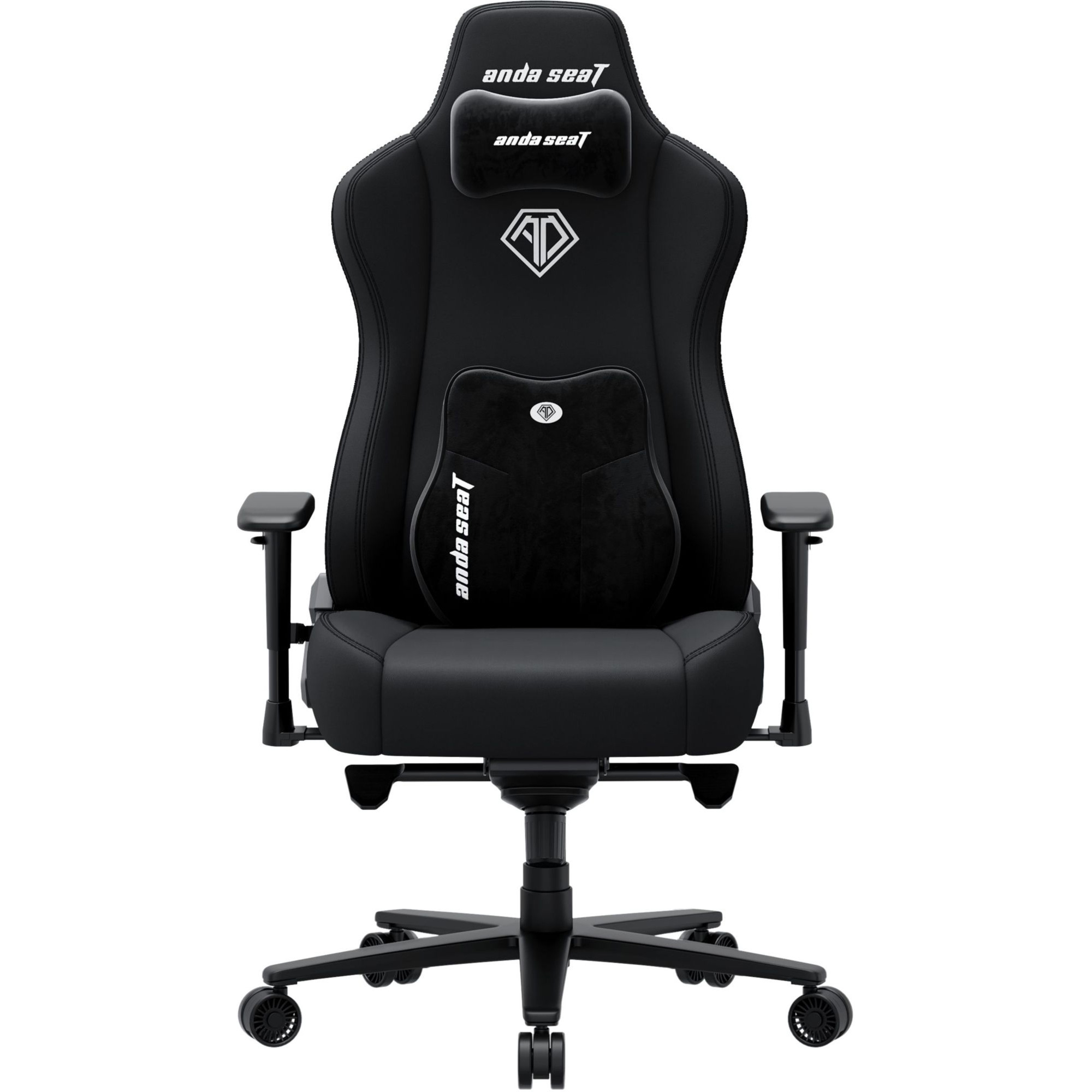 Крісло геймерське ANDA SEAT Novis Plus XL Black Fabric