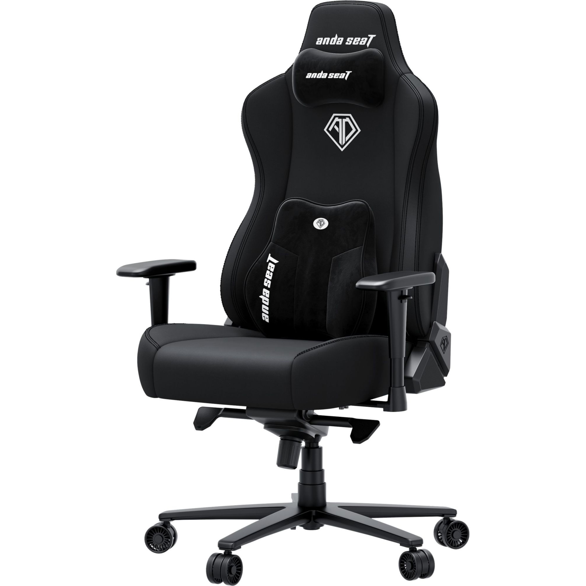Крісло геймерське ANDA SEAT Novis Plus XL Black Fabric