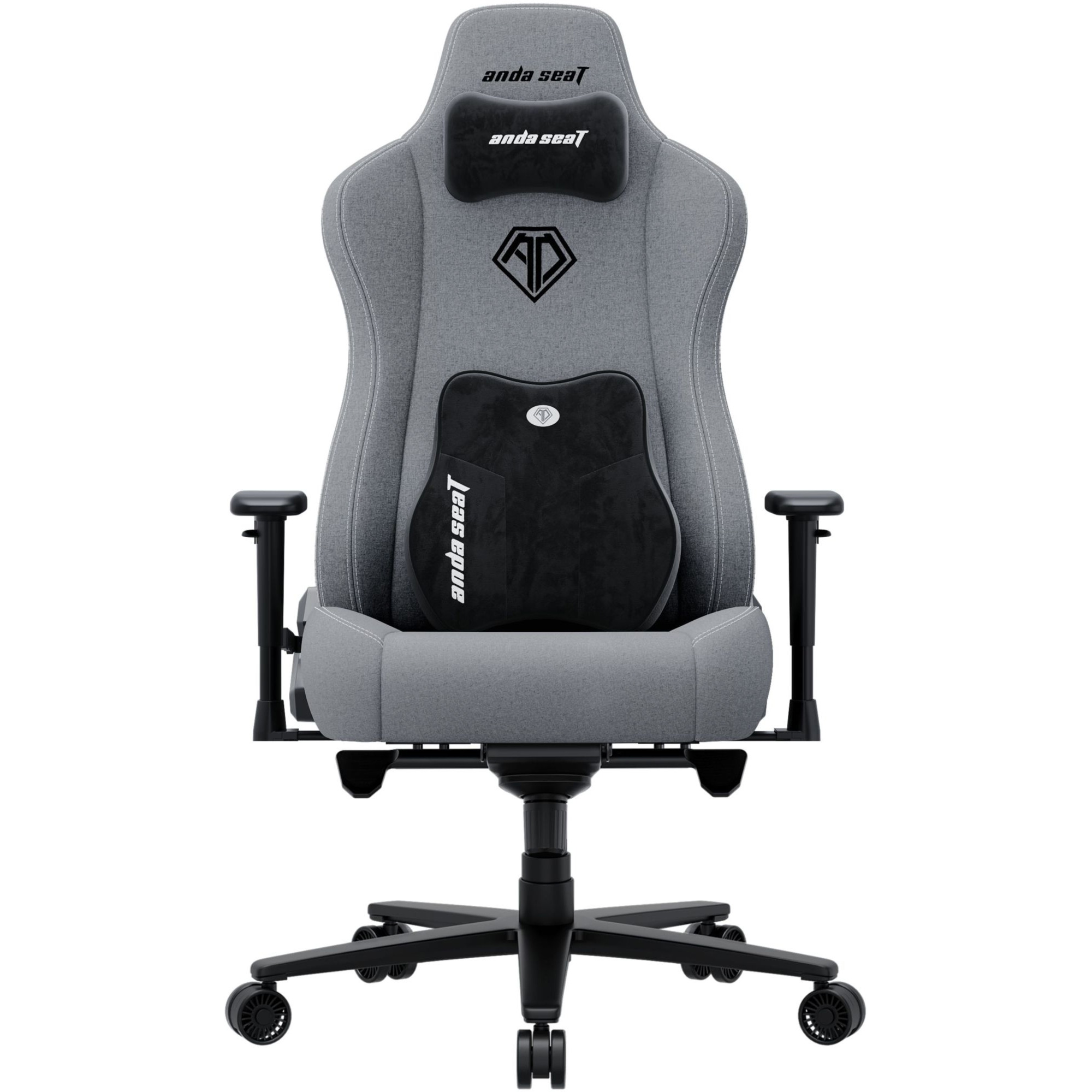 Кресло геймерское ANDA SEAT Novis Plus XL Gray Fabric