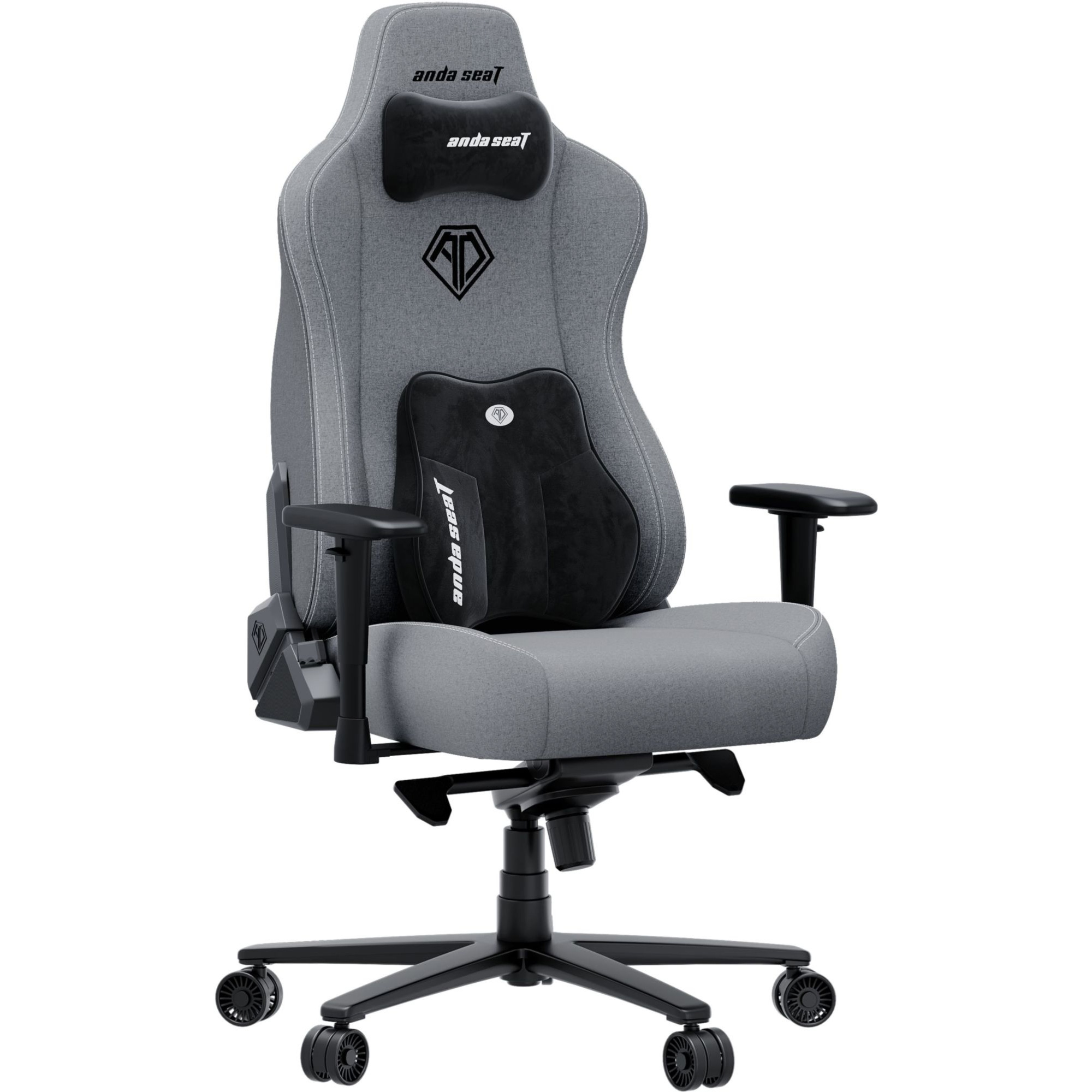 Кресло геймерское ANDA SEAT Novis Plus XL Gray Fabric