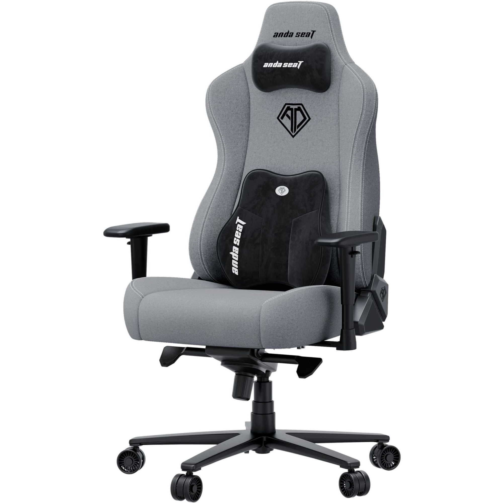 Кресло геймерское ANDA SEAT Novis Plus XL Gray Fabric