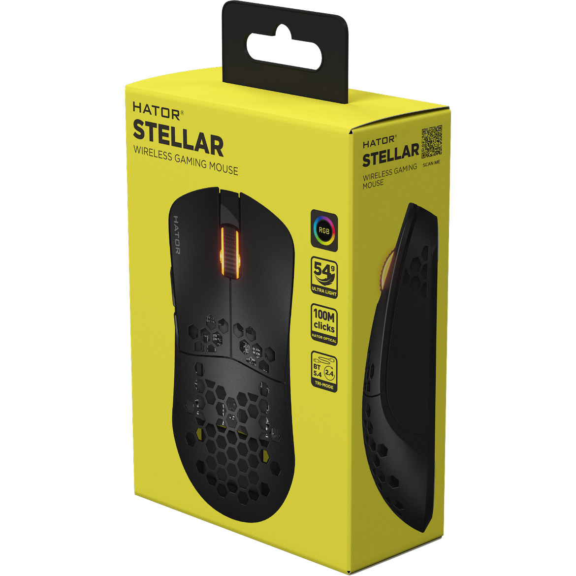 Миша ігрова HATOR Stellar Wireless Black (HTM650)