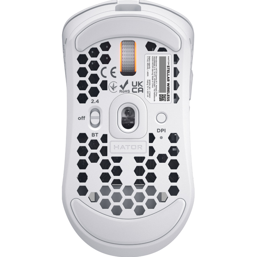 Мышь игровая HATOR Stellar Wireless White (HTM651)