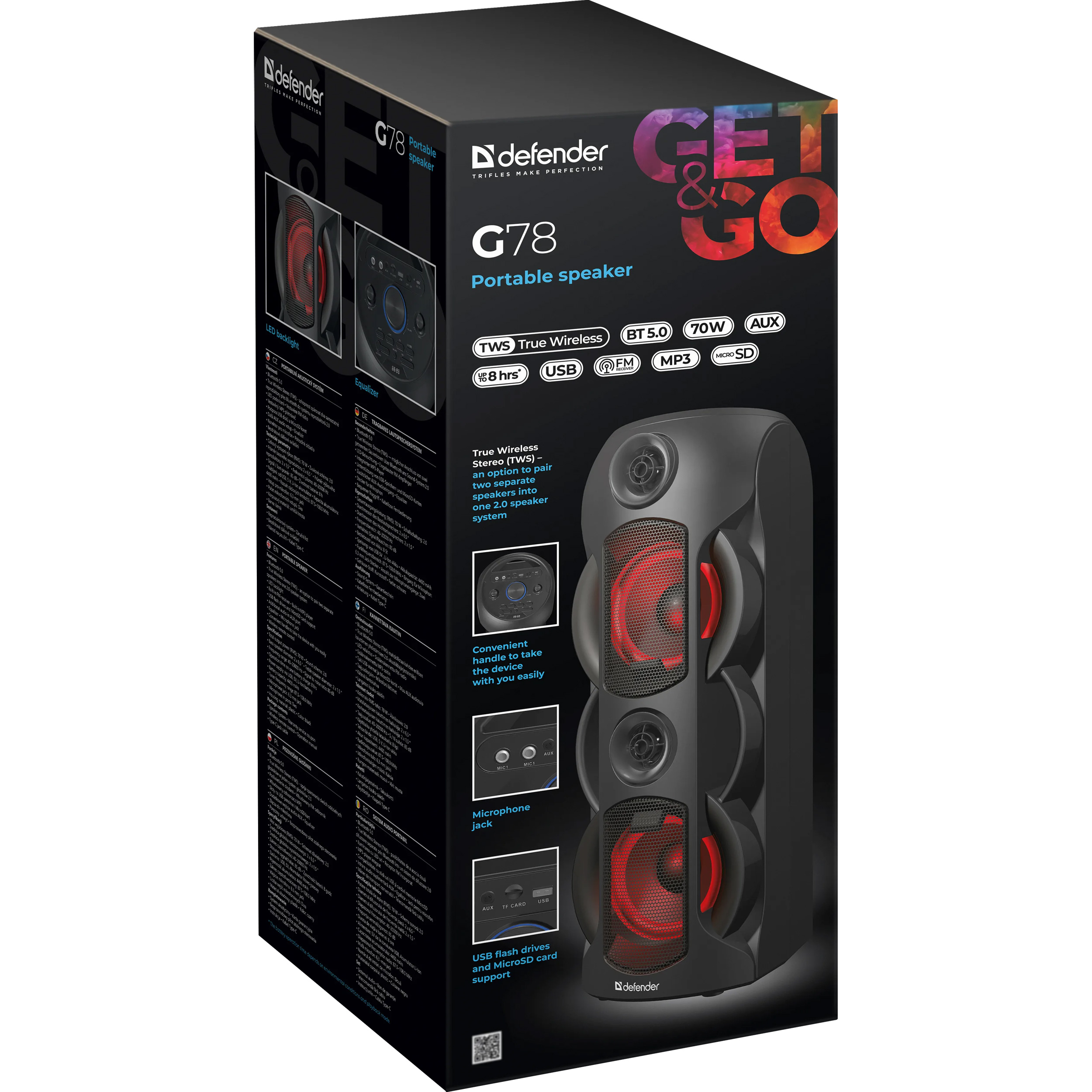 Акустична система DEFENDER G78