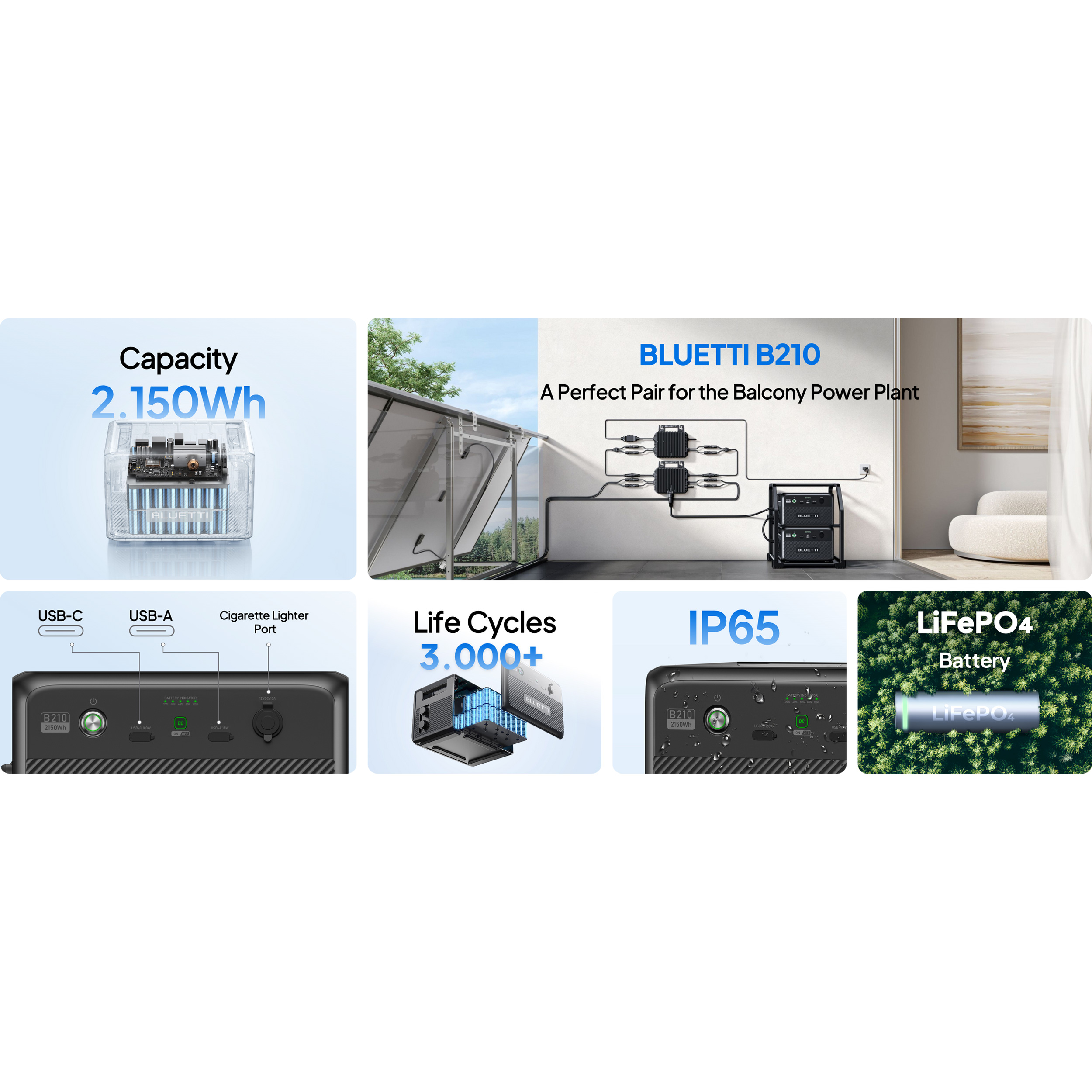 Додаткова батарея для зарядної станції BLUETTI B210P Expansion Battery