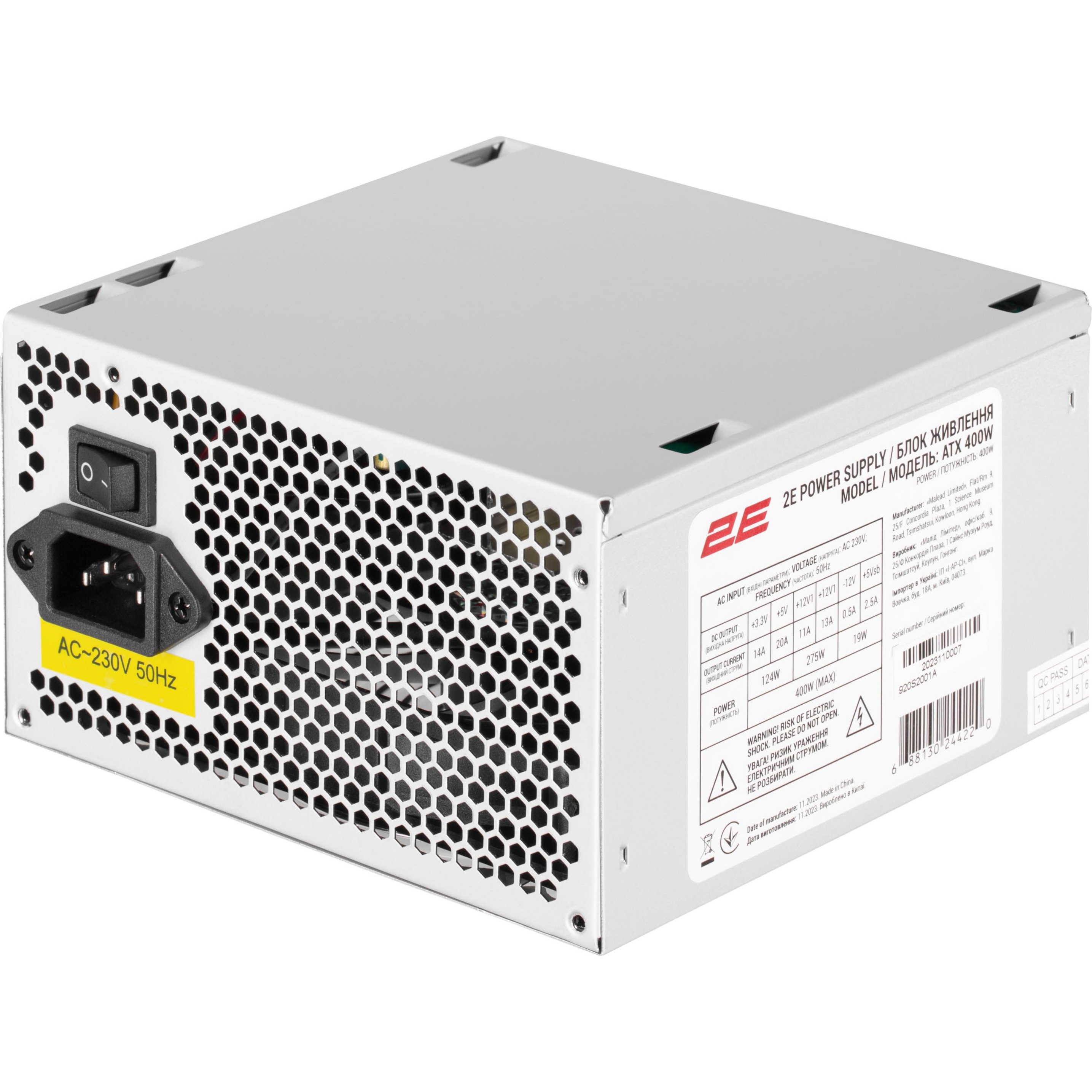 Корпус 2E TeamX TMX03 Black 500W (2E-TMX03-500)