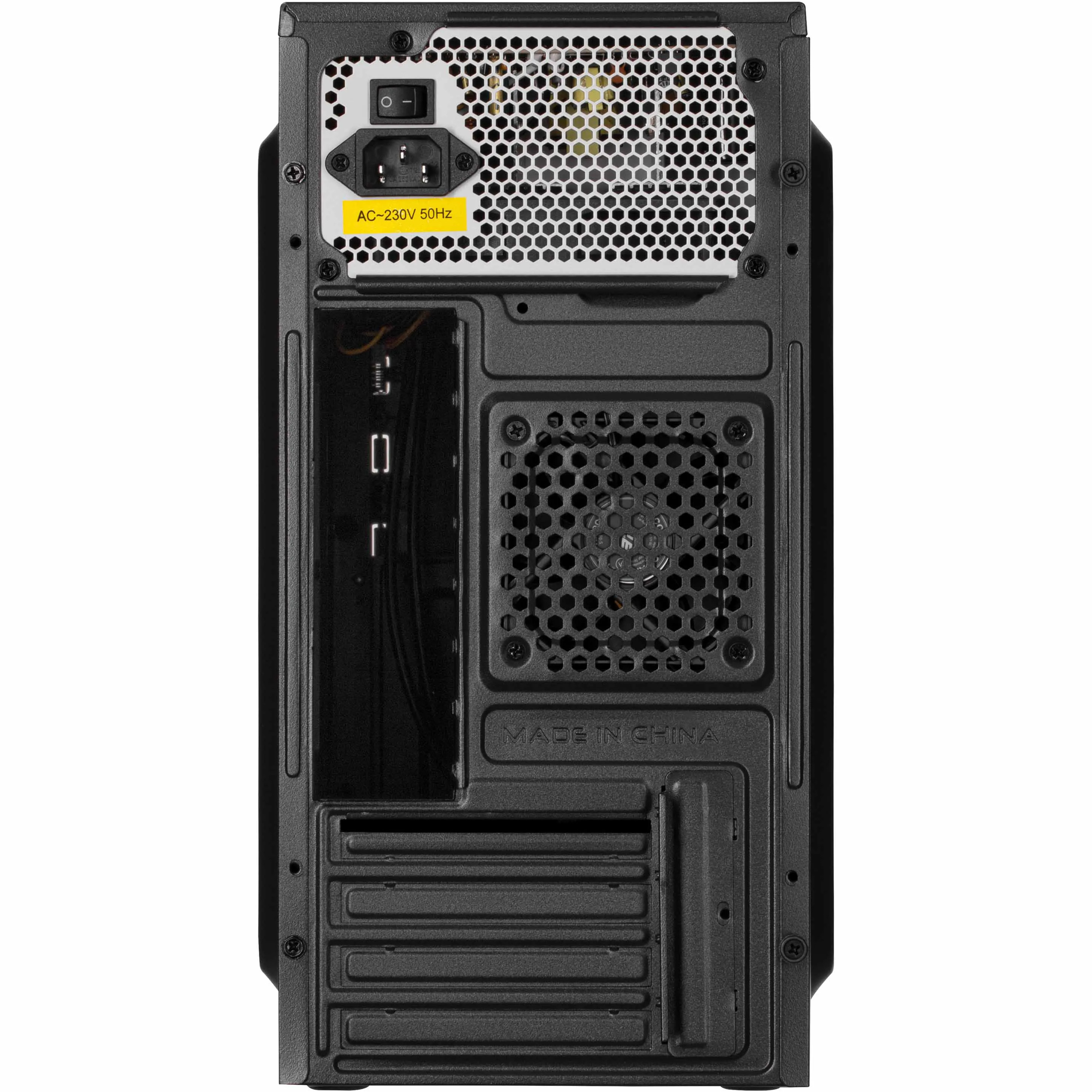 Корпус 2E TeamX TMX04-500 Black 500W (2E-TMX04-500)
