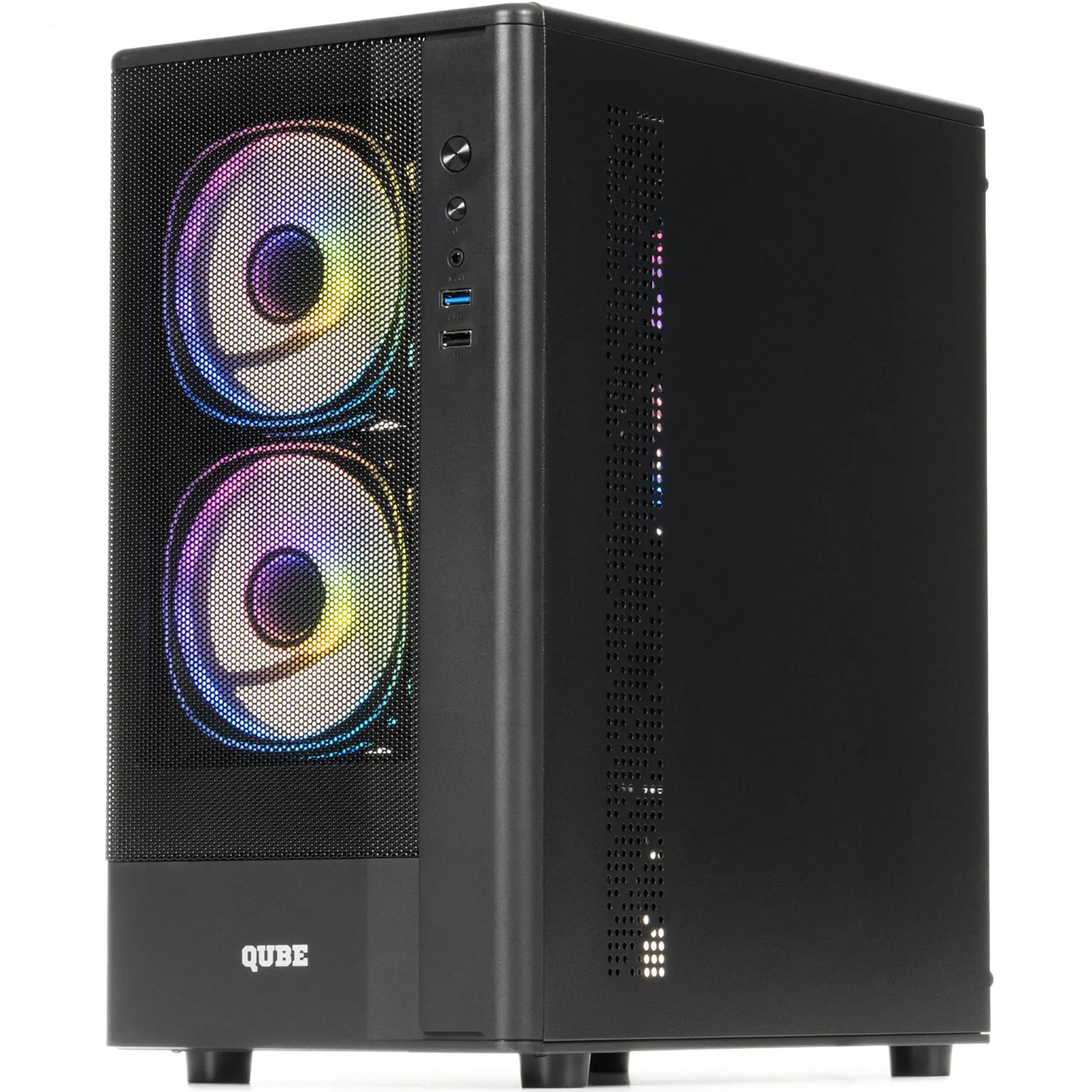 Корпус QUBE Geon ARGB Black (GEON_GBNU3)