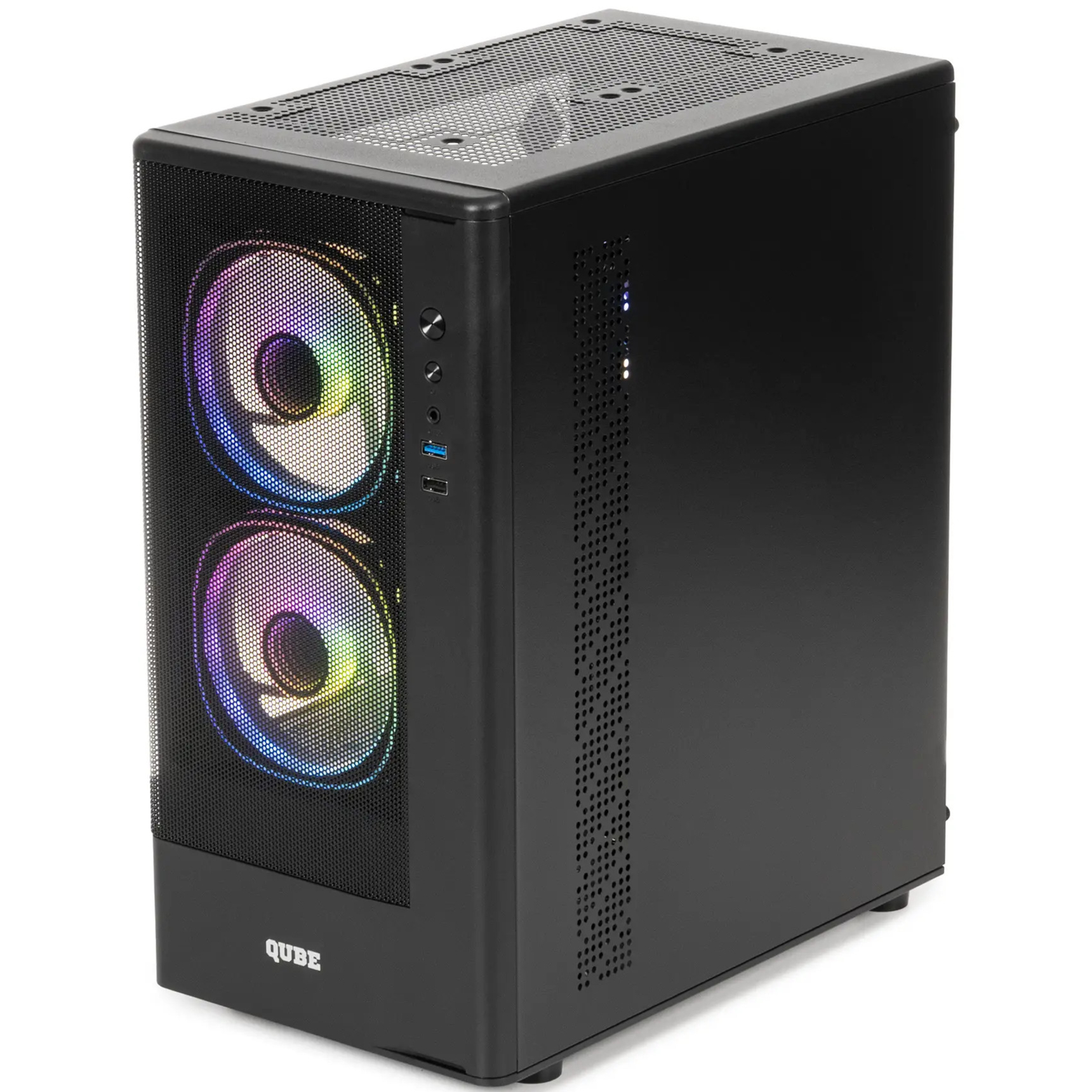 Корпус QUBE Geon ARGB Black (GEON_GBNU3)