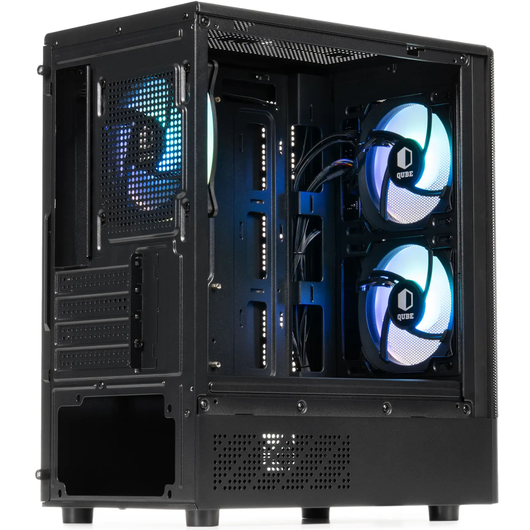 Корпус QUBE Geon ARGB Black (GEON_GBNU3)