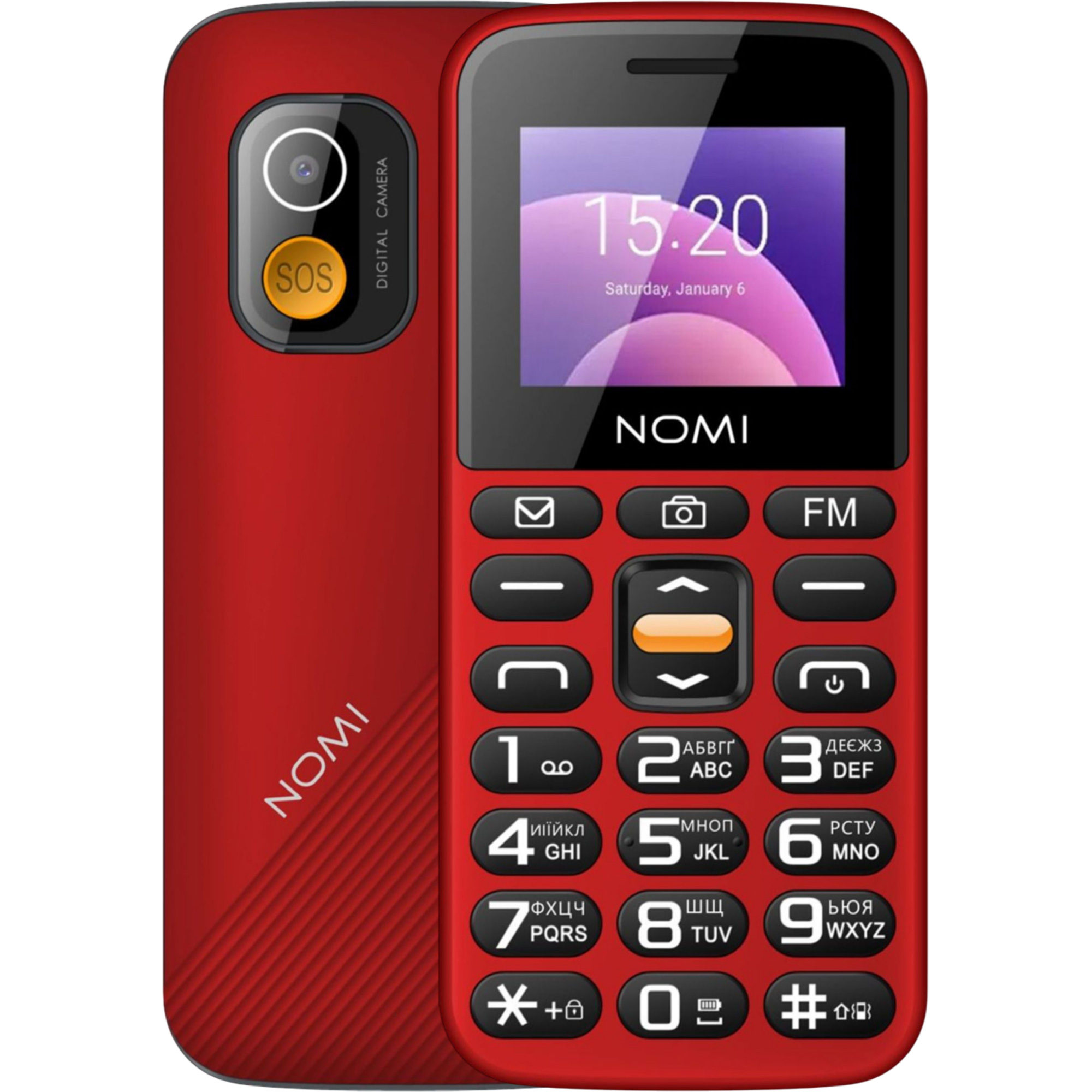 Мобільний телефон NOMI i1820 Red
