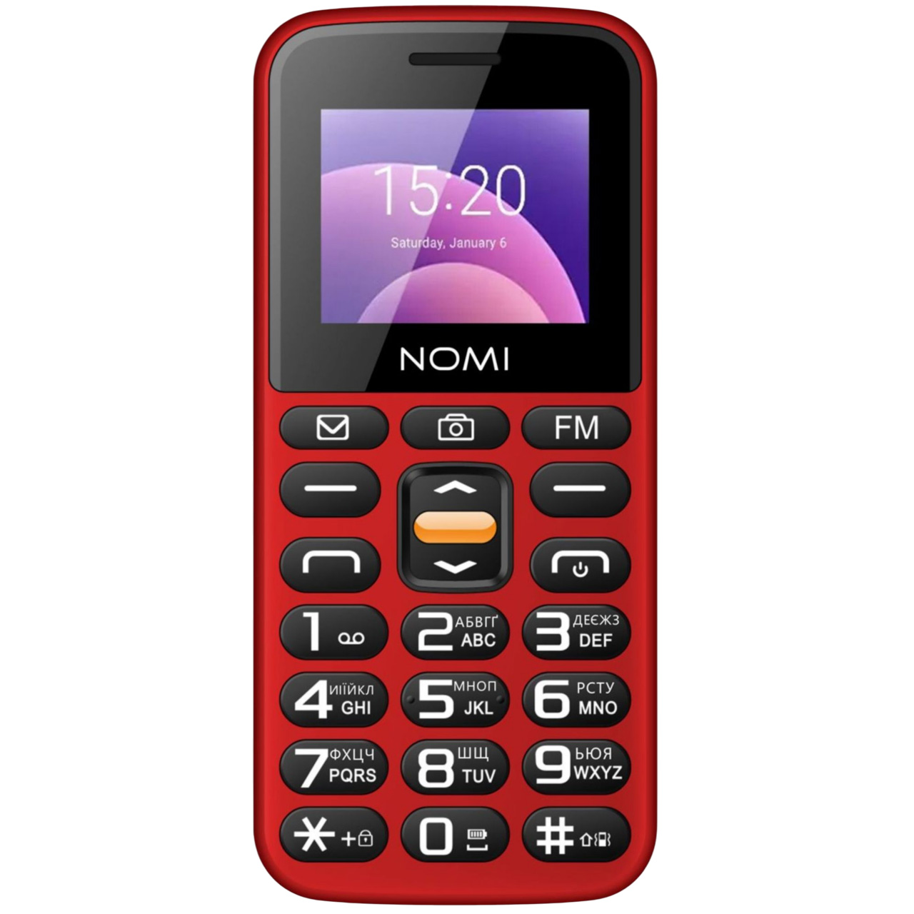 Мобільний телефон NOMI i1820 Red