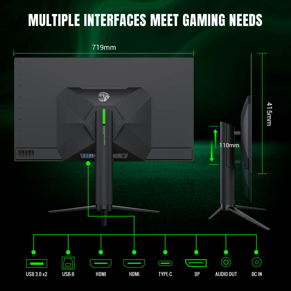 Монитор 31.5" GAMEMAX GMX32UCDM