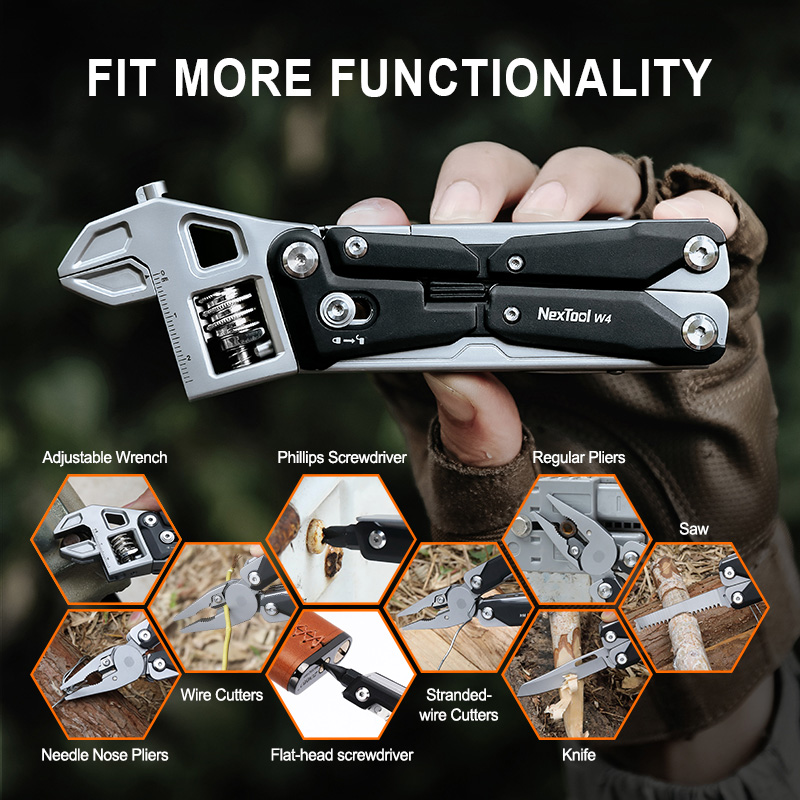 Мультитул NEXTOOL Adjustable Wrench W4 (NE20362A)