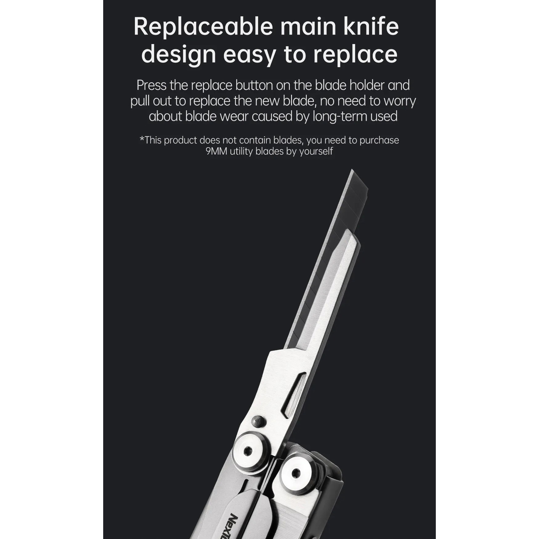 Мультитул NEXTOOL Flagship Pro Blade Replace Edition (NE20232)
