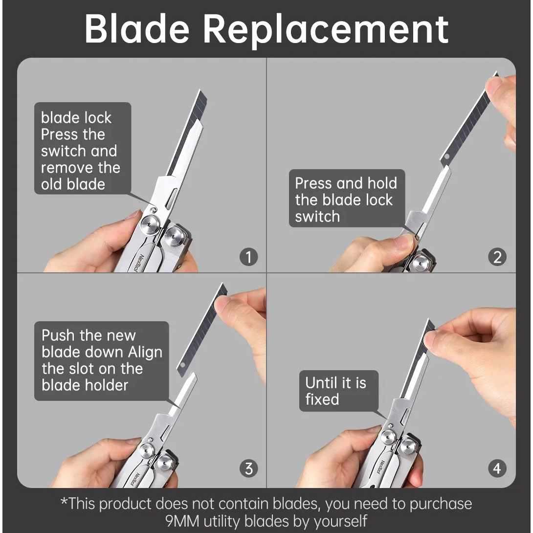 Мультитул NEXTOOL Flagship Pro Blade Replace Edition (NE20232)