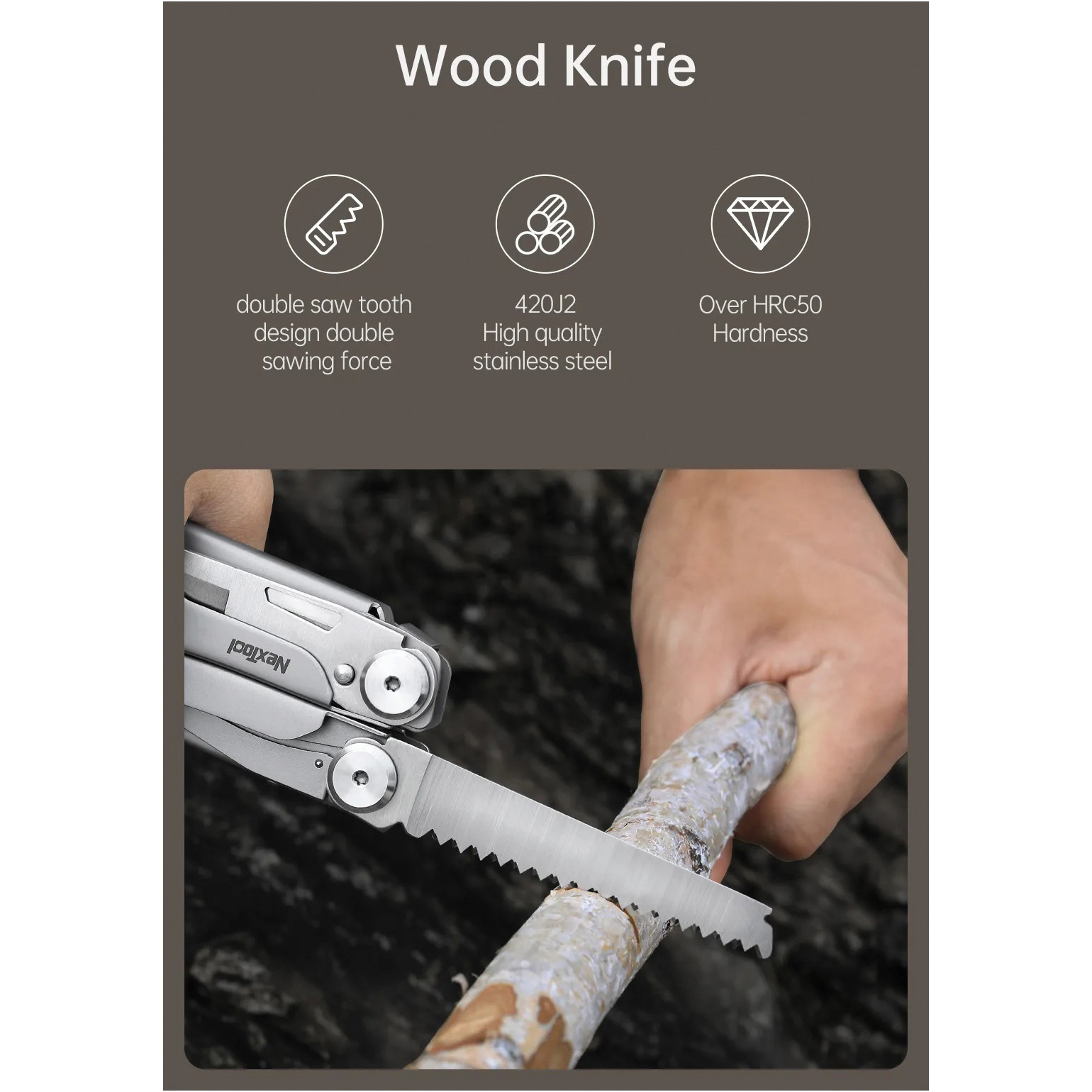 Мультитул NEXTOOL Flagship Pro Blade Replace Edition (NE20232)