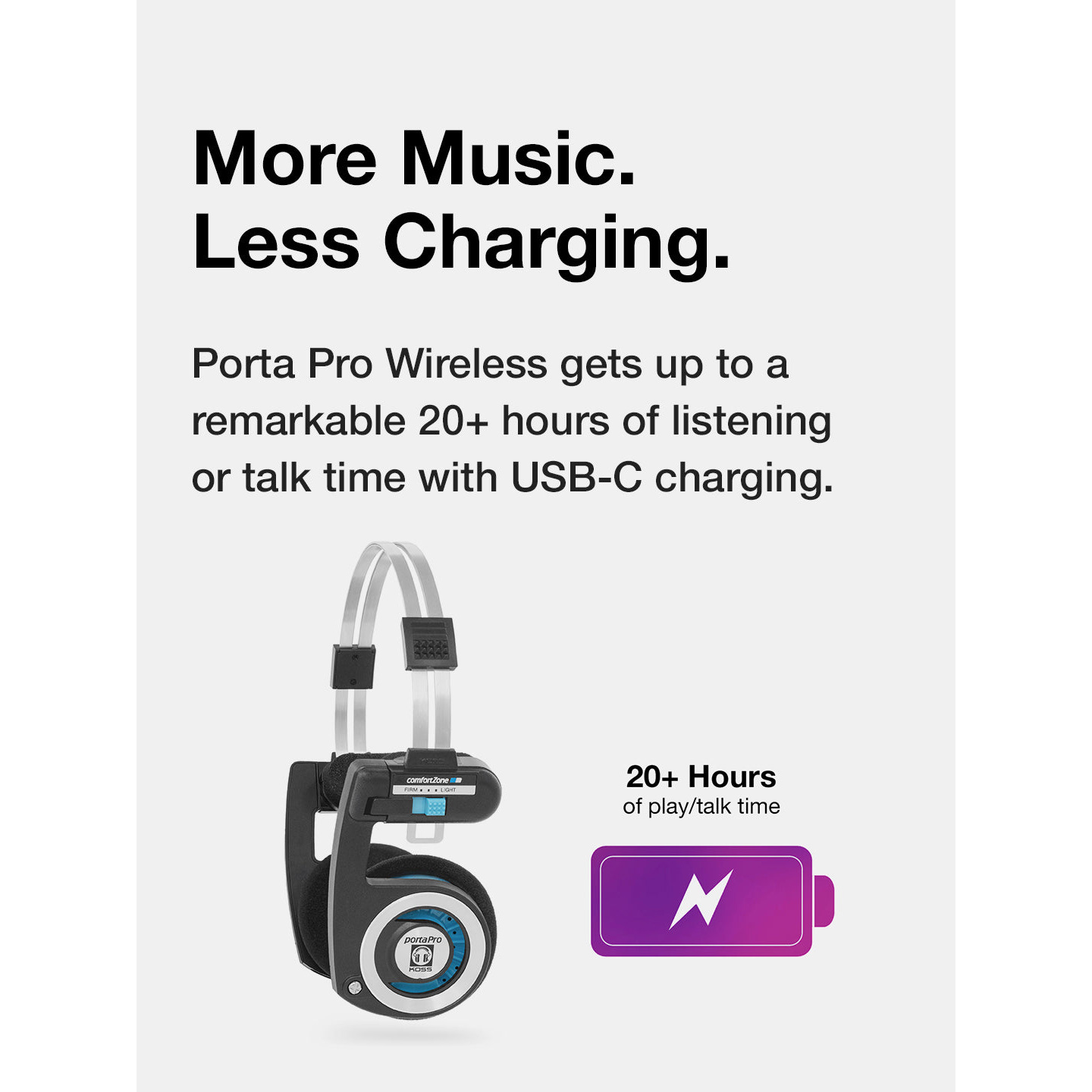 Навушники KOSS Porta Pro Wireless 2.0 Black (197675.102)