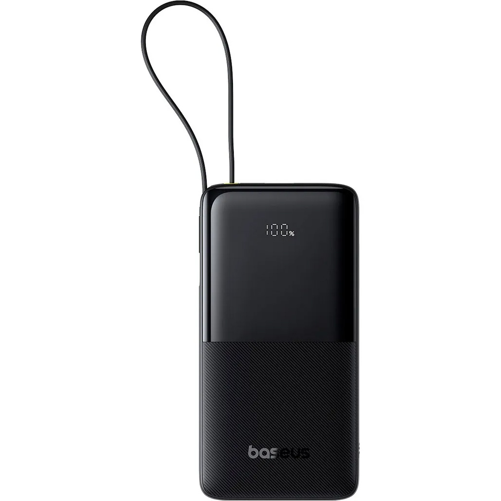 Повербанк BASEUS Bipow 2 Power Bank With USB-C Cable 20W 10000mAh Cluster Black (P10077101113-00)