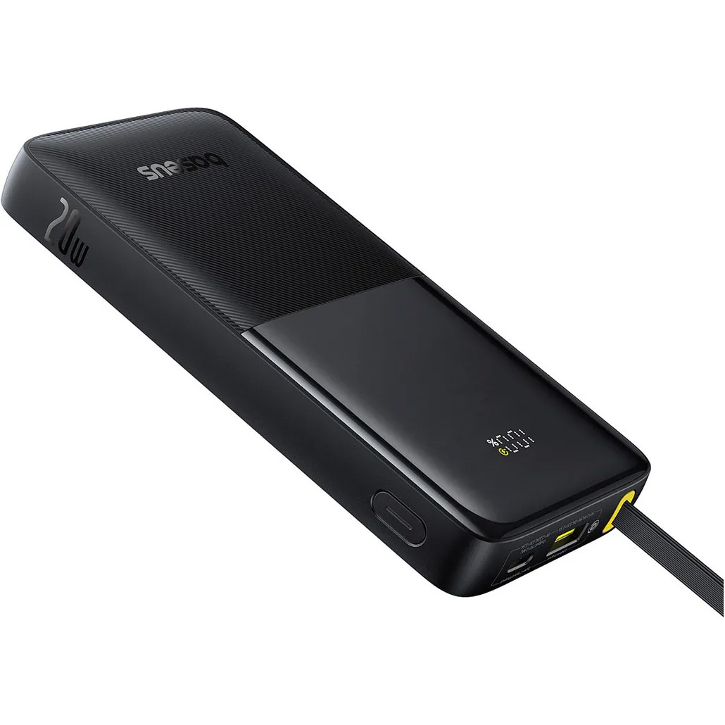 Повербанк BASEUS Bipow 2 Power Bank With USB-C Cable 20W 10000mAh Cluster Black (P10077101113-00)
