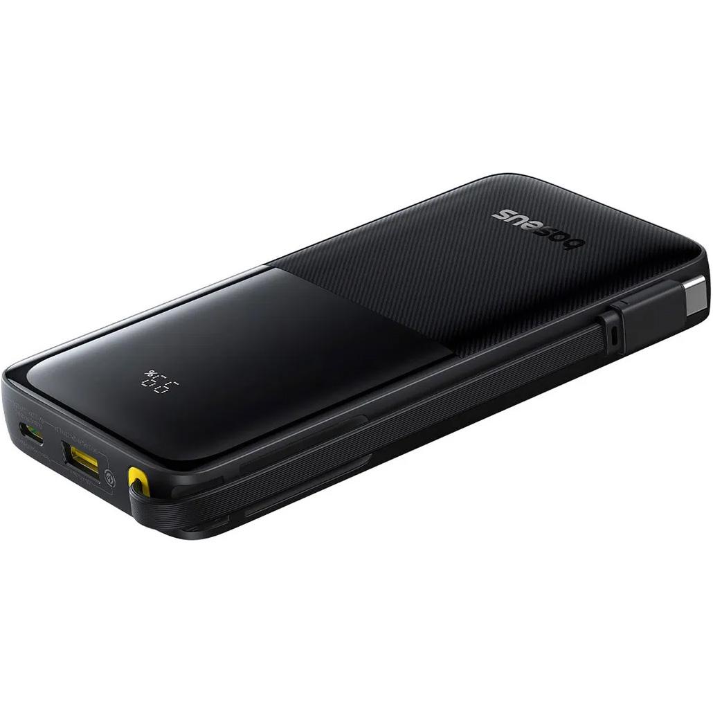 Повербанк BASEUS Bipow 2 Power Bank With USB-C Cable 20W 10000mAh Cluster Black (P10077101113-00)
