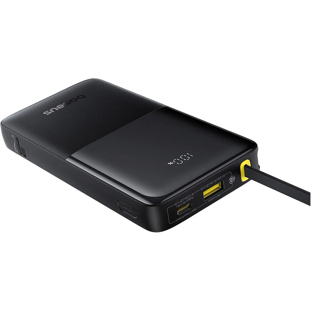 Повербанк BASEUS Bipow 2 Power Bank With USB-C Cable 20W 10000mAh Cluster Black (P10077101113-00)